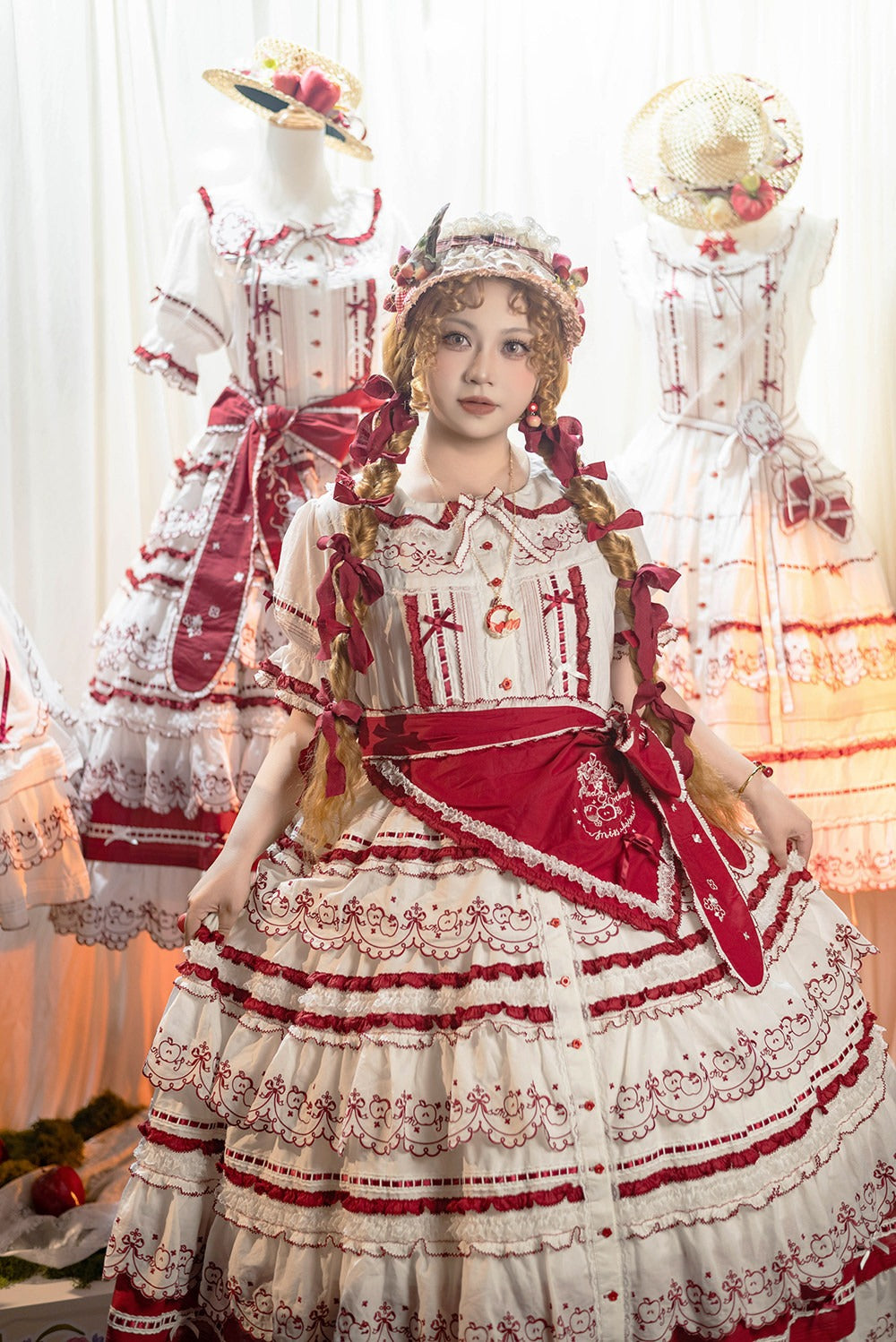 【受注予約7/22まで】四季の果樹園 ラグジュアリーワンピース