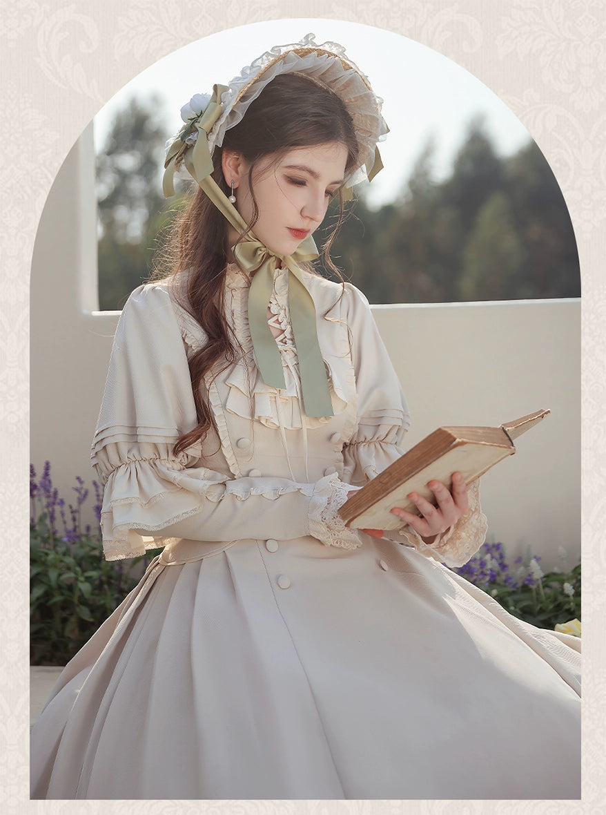 【受注予約7/31まで】Flores Ladyクラシカル花びらワンピース
