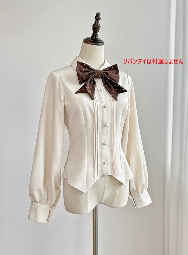 【受注予約7/28まで】Chocolate Mint Day 長袖ブラウス