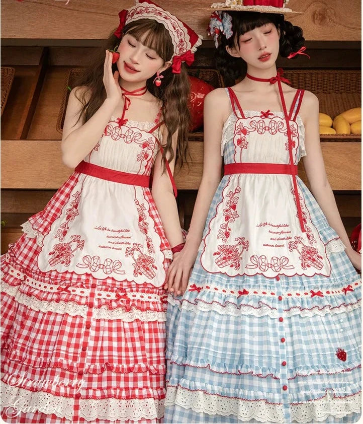 Strawberry Basket Jumper Skirt