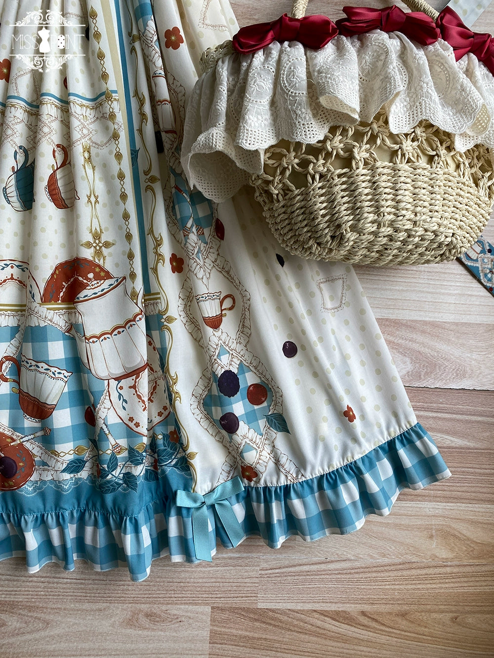 【予約販売】Picnic Tea Party ジャンパースカート