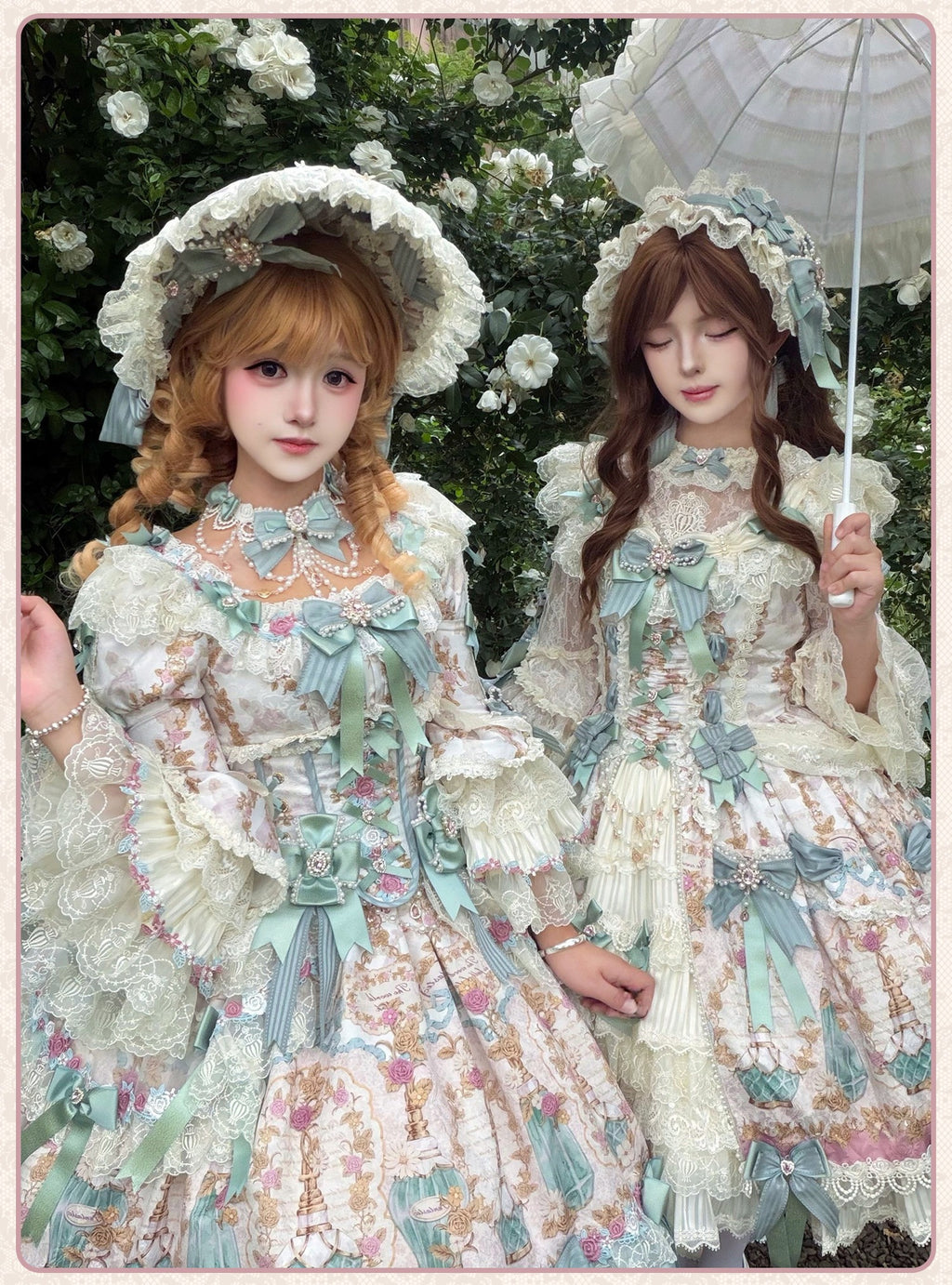 【受注予約6/16まで】Antique Gemstone Fragrance 姫袖ドレス単品