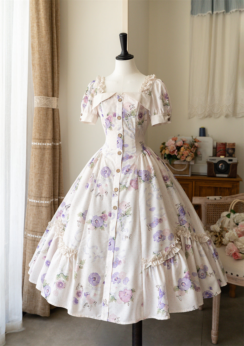 Forest Holidays Summer Dress with Headband, 4 Patterns in total [Type 2]
