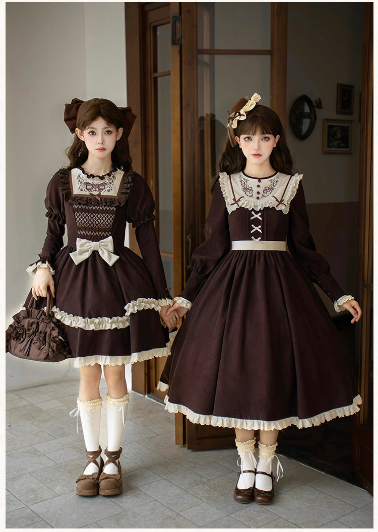 Bitter Sweet Bouquet Embroidered Long Dress