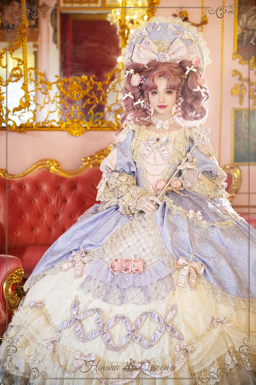 【受注予約6/26まで】Mirror Snow White プリンセスロングドレス・パープル