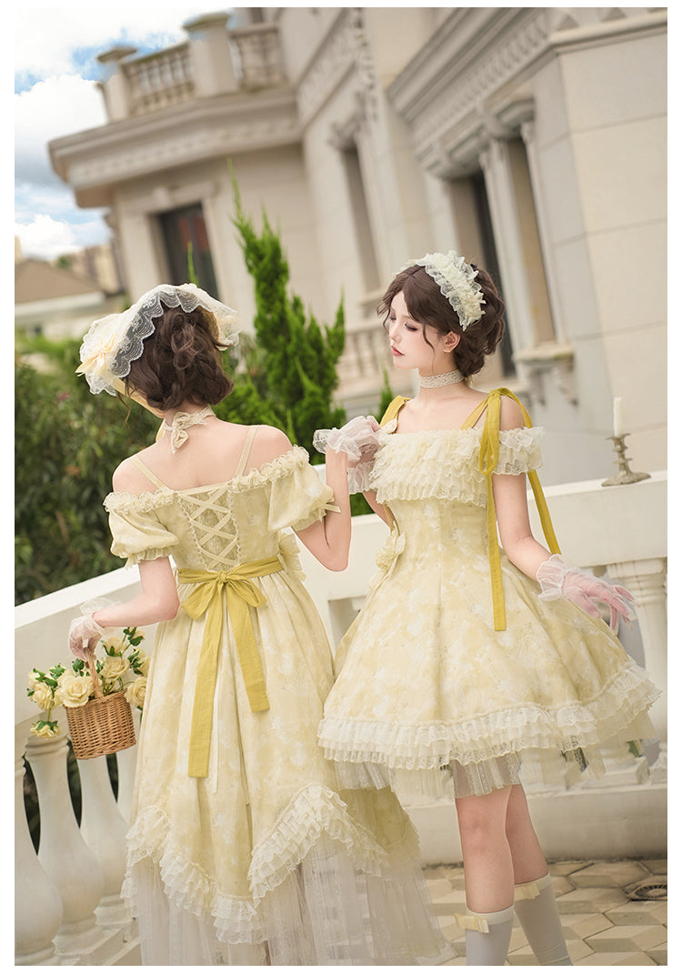 Wind Flower 草花プリントワンピース