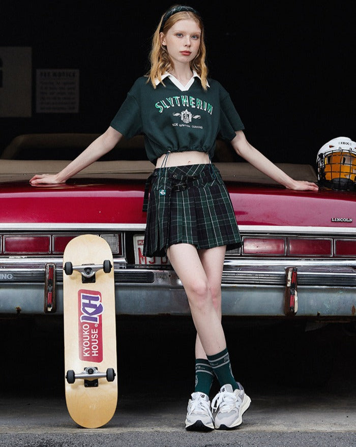 [Pre-order] Hogwarts School of Witchcraft and Wizardry Short length top with collar