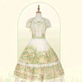 [Resale/Pre-orders available until 2/12] Fragrant Grass Flare Sleeve Tiered Dress
