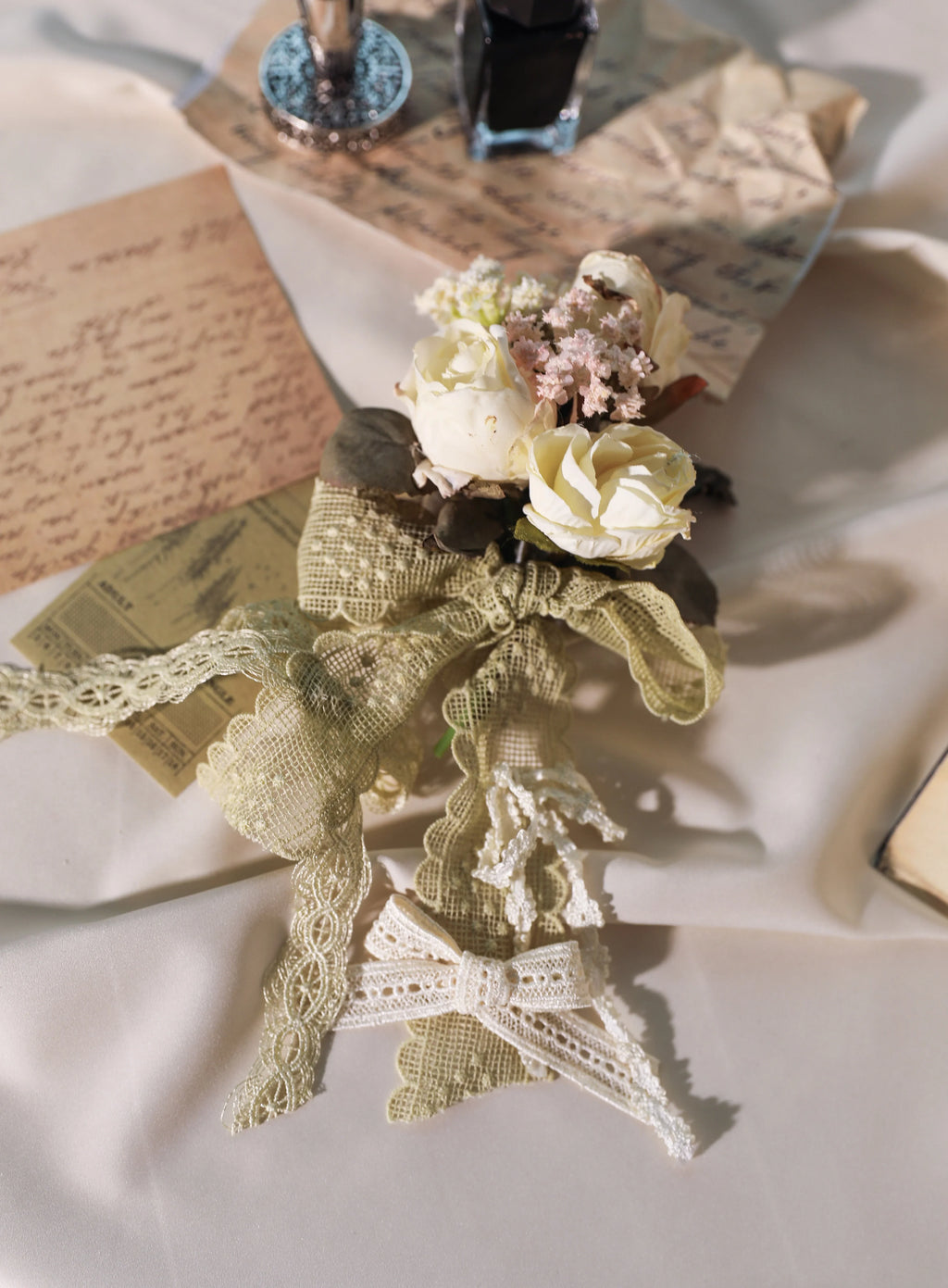 [Only available when purchased together] Fourteen-line poems Head dresses, hats, cloth belts, corsages and other accessories