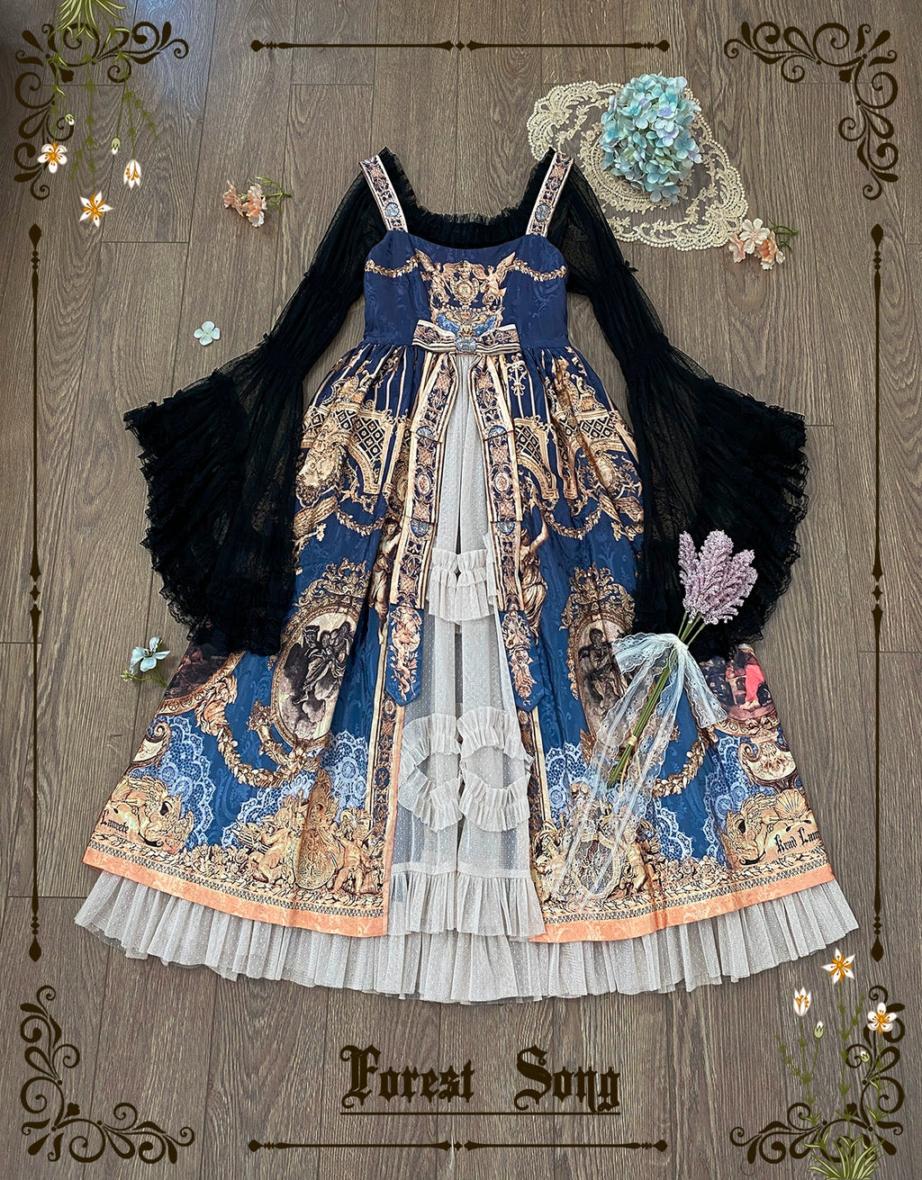 【受注予約8/27まで】Chloris 姫袖ブラウス
