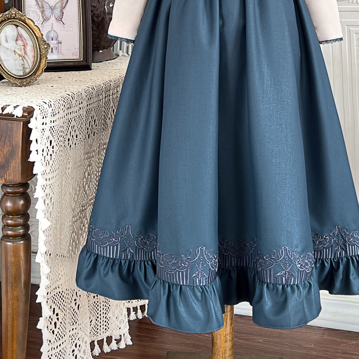 Cinderella's Eve 裾刺繍ロングスカートセットアップ