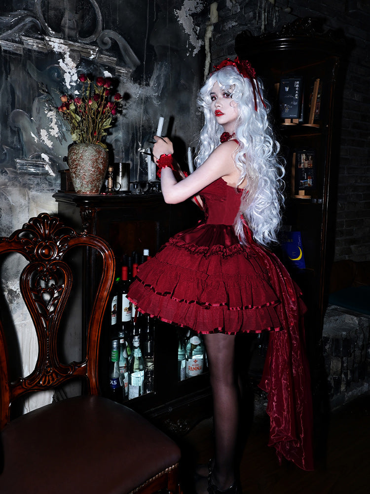 【予約販売】Fairy Garden バレエ風ショートドレス 新色追加