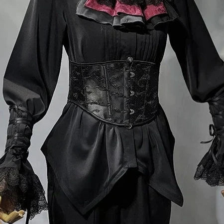 [Only available with simultaneous purchase] Pilgrim's Coffin Prince's Head Dress and Corset