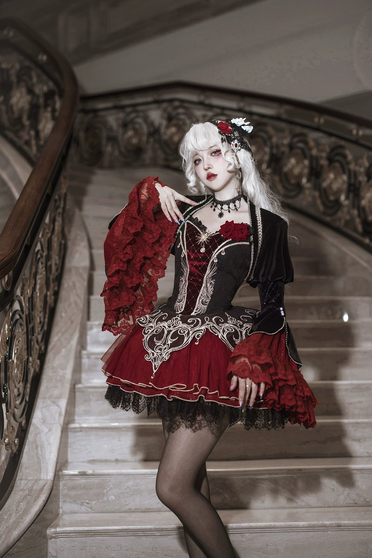 Bloodmoon Gothic Lolita Jumper Skirt