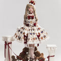 [Resale/Pre-orders available until 3/9] Star Crown Velvet Ribbon Print Dress