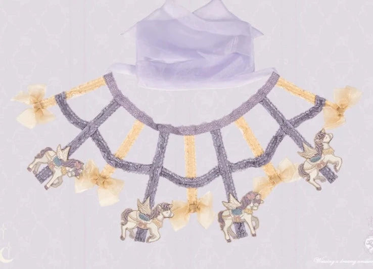 Cloud Paradise Halter Neck Jumper Skirt
