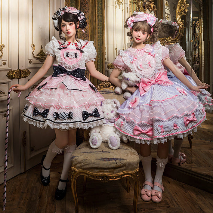 【受注予約12/8まで】Candy Doll サスペンダースカート