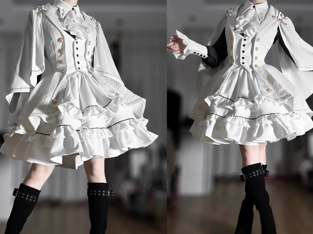 [Resale/Pre-orders until 10/16] Fallen Moon Law Tiered Mini Skirt