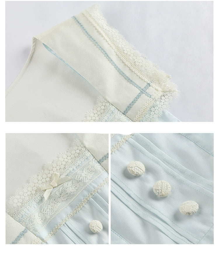 【受注予約5/29まで】Sailing Day セーラーカラーストラップジャンパースカート