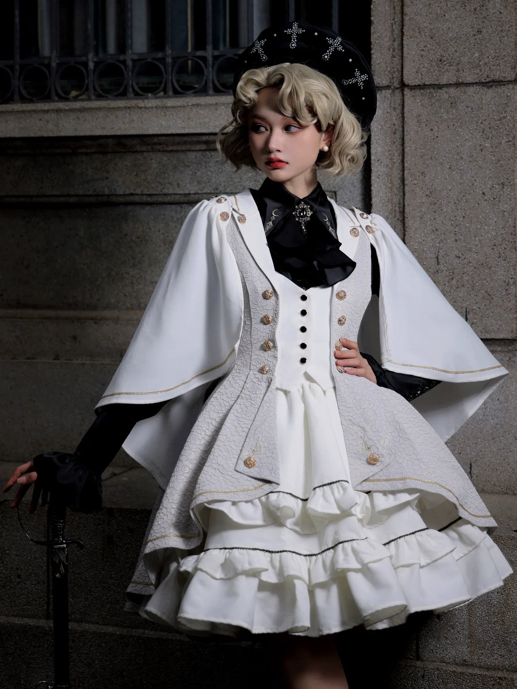 [Resale/Pre-orders until 10/16] Fallen Moon Law Tiered Mini Skirt