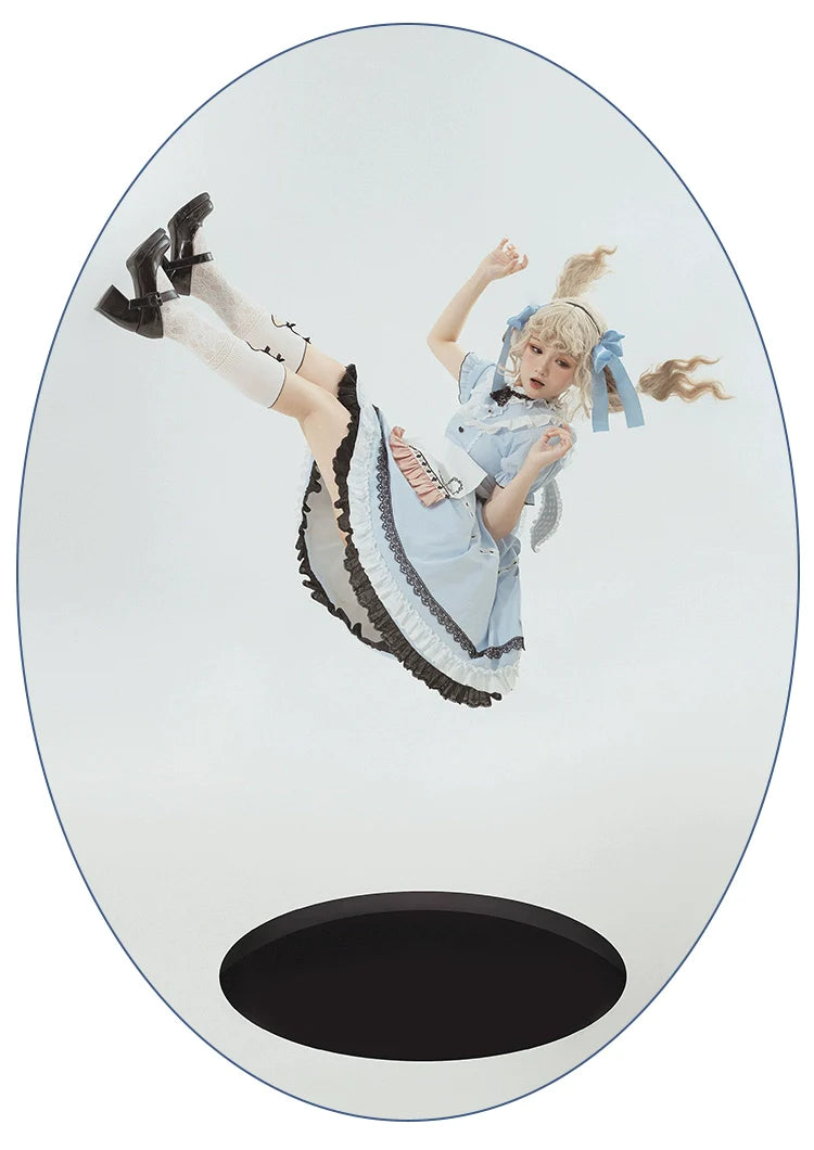 EAT ME Bunny ears Alice short sleeve dress