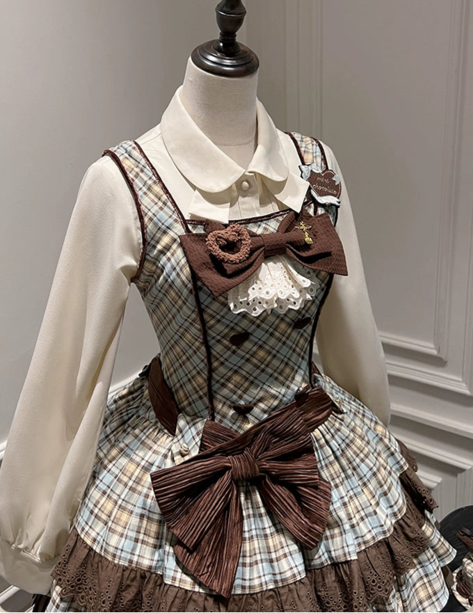 【受注予約7/28まで】Chocolate Mint Day ジャンパースカート