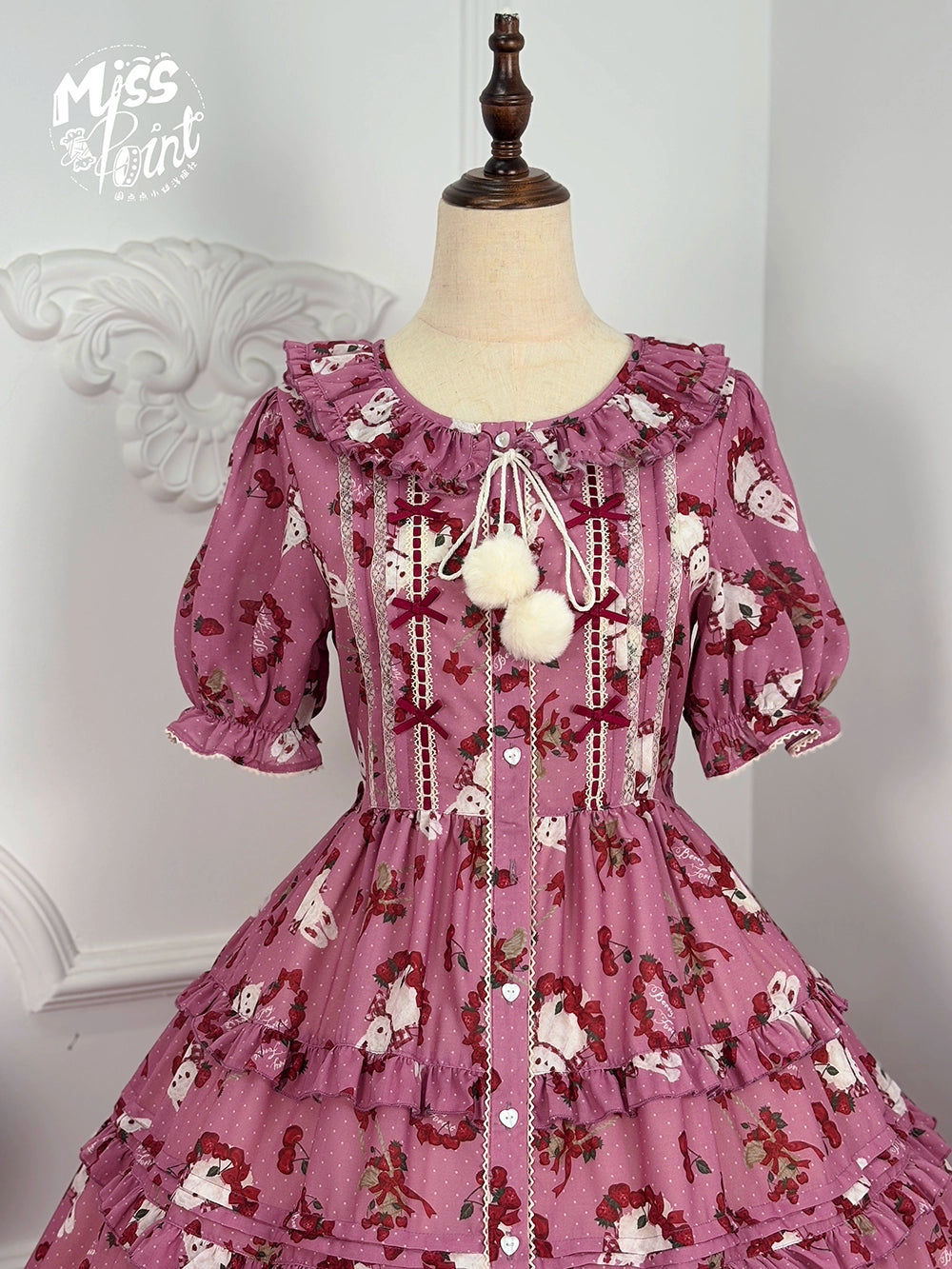 【予約販売】Sweet Berry Rabbit 半袖ワンピース