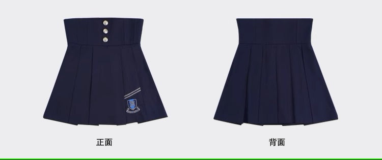 [Pre-order] Hogwarts School of Witchcraft and Wizardry Short sleeve striped dress and mini skirt