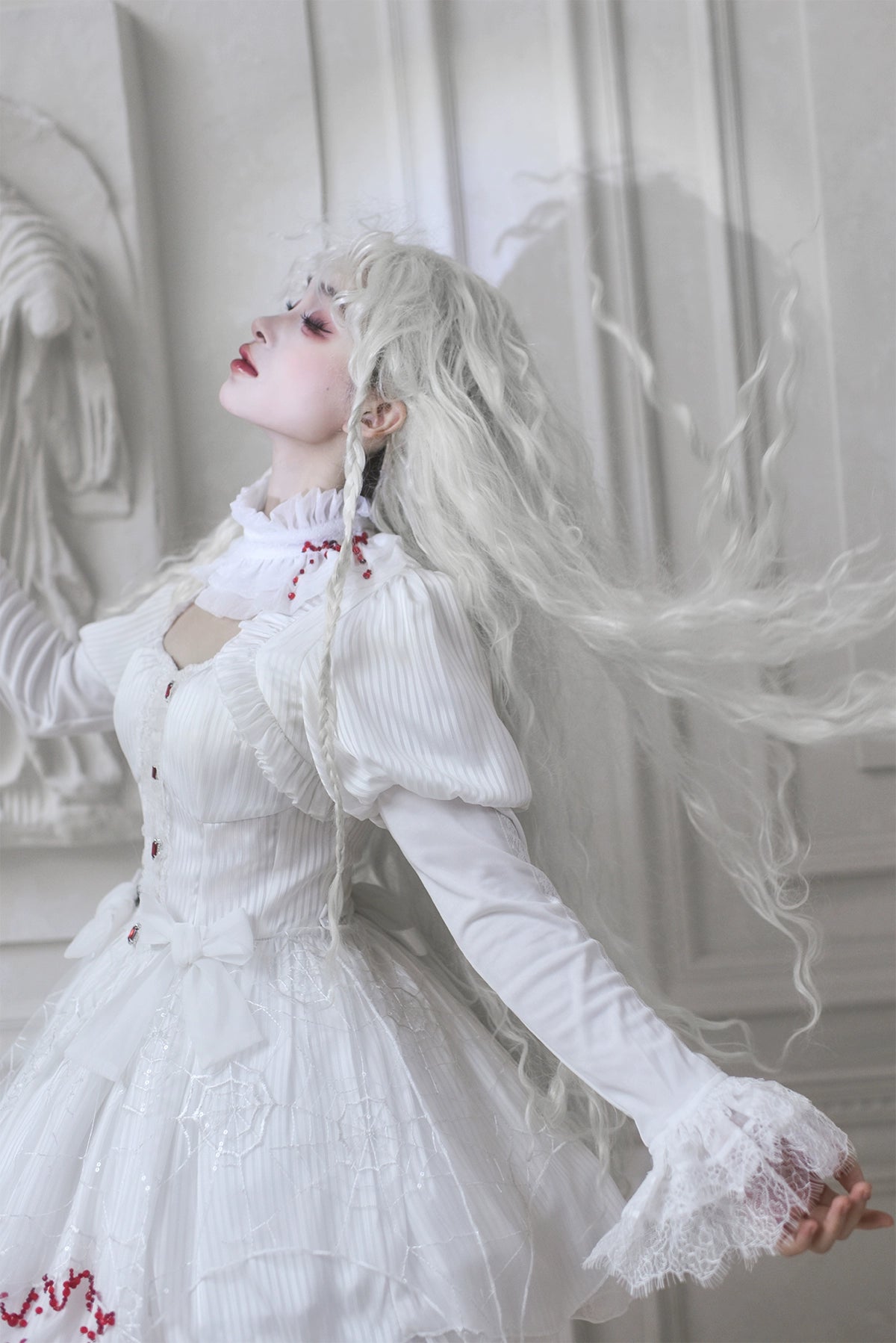 Twin Witches ゴシックチュールワンピースとインナースカート