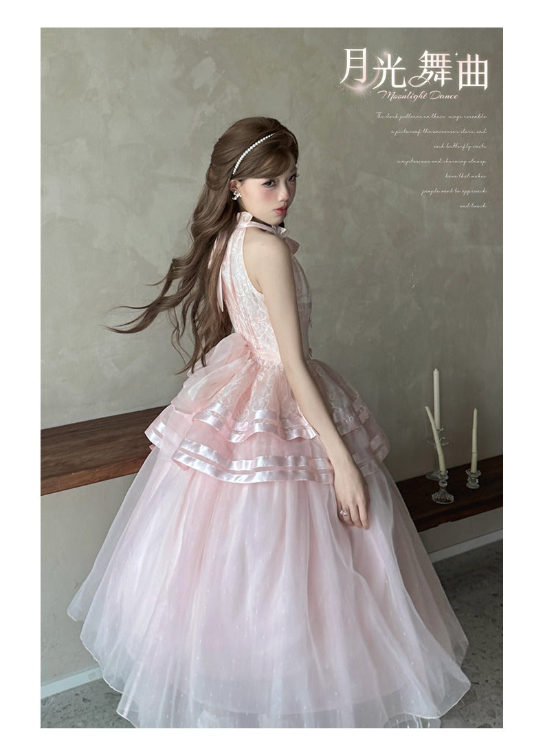 月光舞曲 ホルターネックドレス