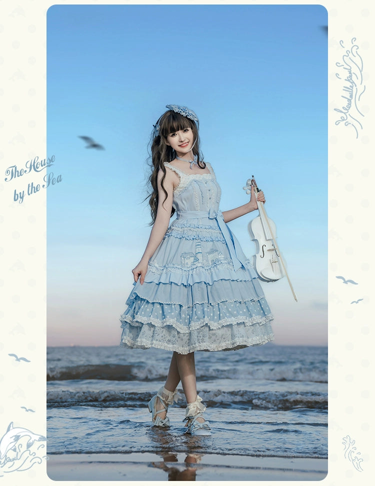 【受注予約6/18まで】The House by the Sea ジャンパースカート