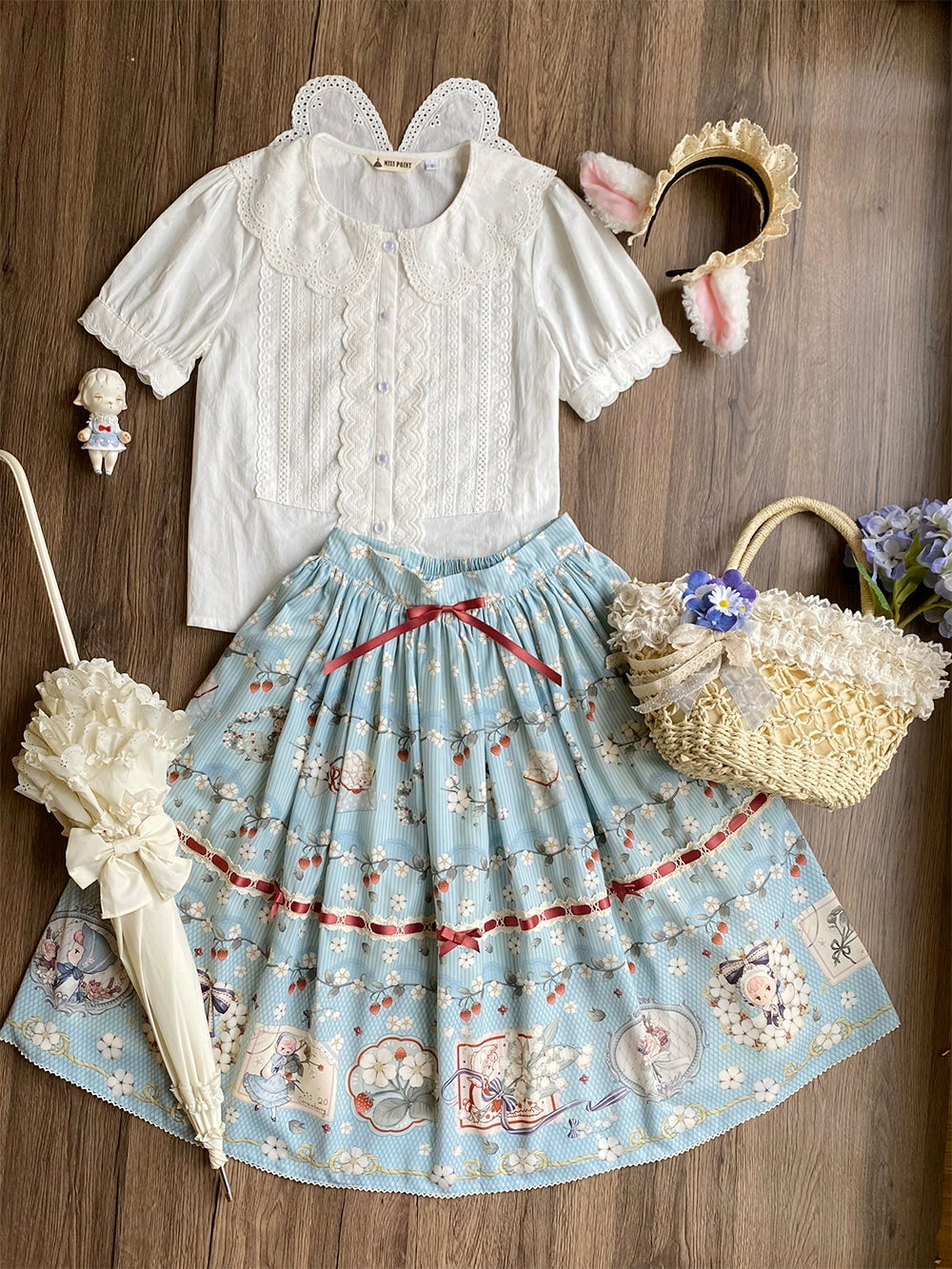 【予約販売】Sweetie Sheep プリントスカート