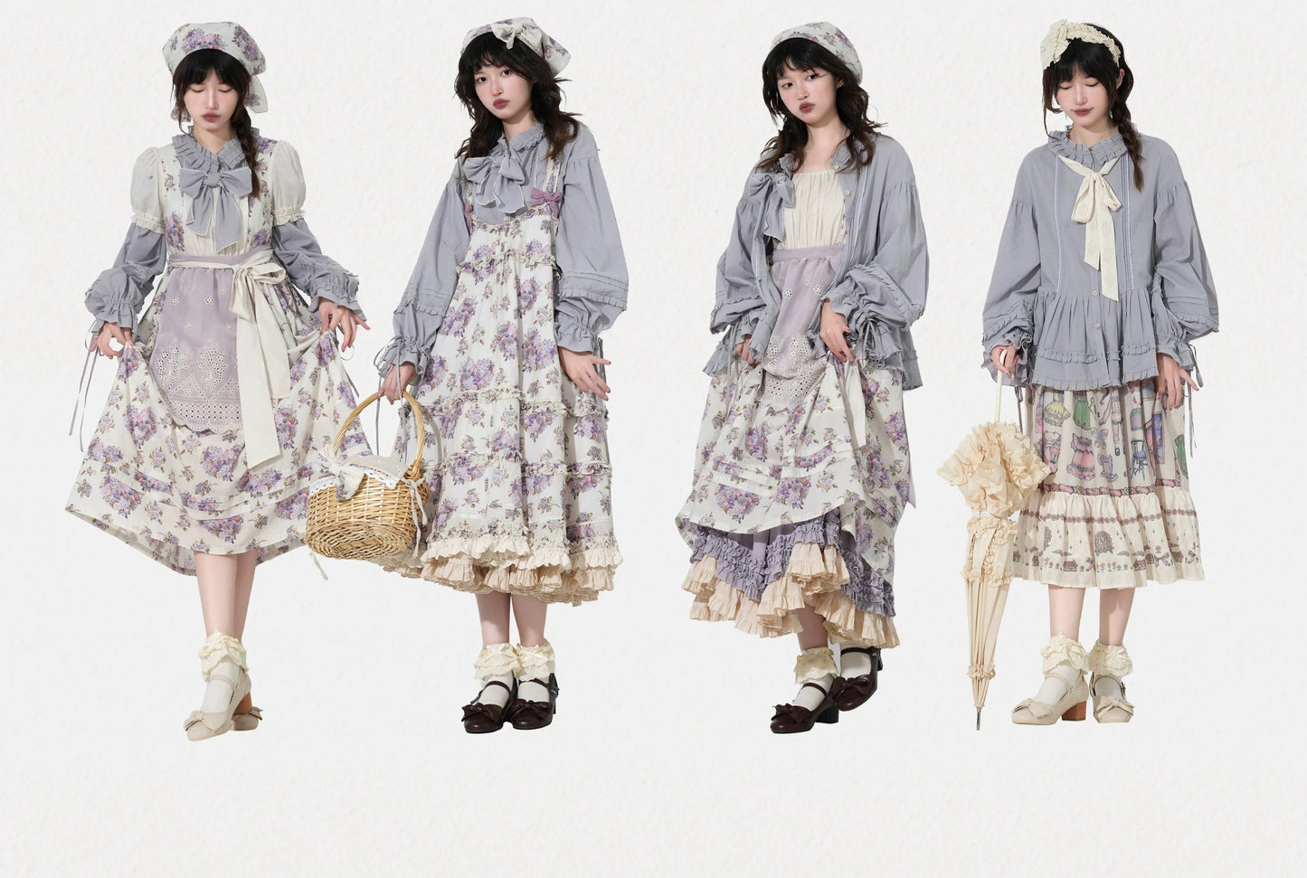 [Pre-orders until 9/9] Bouquets for Autumn Days Ribbon Blouse