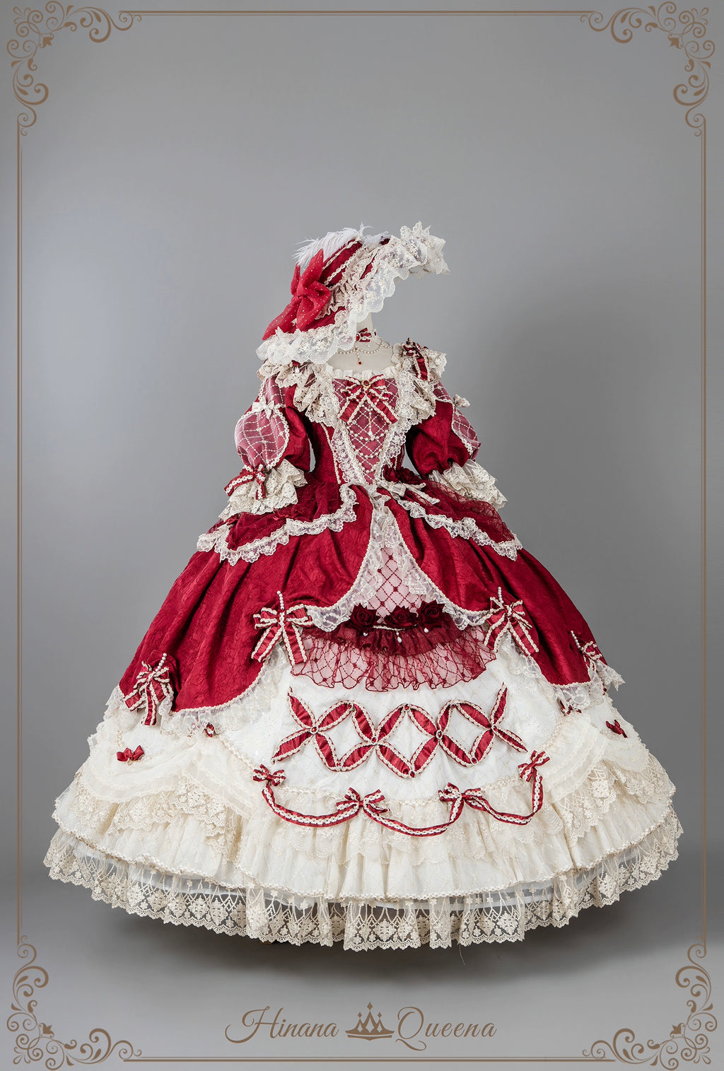 【受注予約6/26まで】Mirror Snow White プリンセスロングドレス・レッド