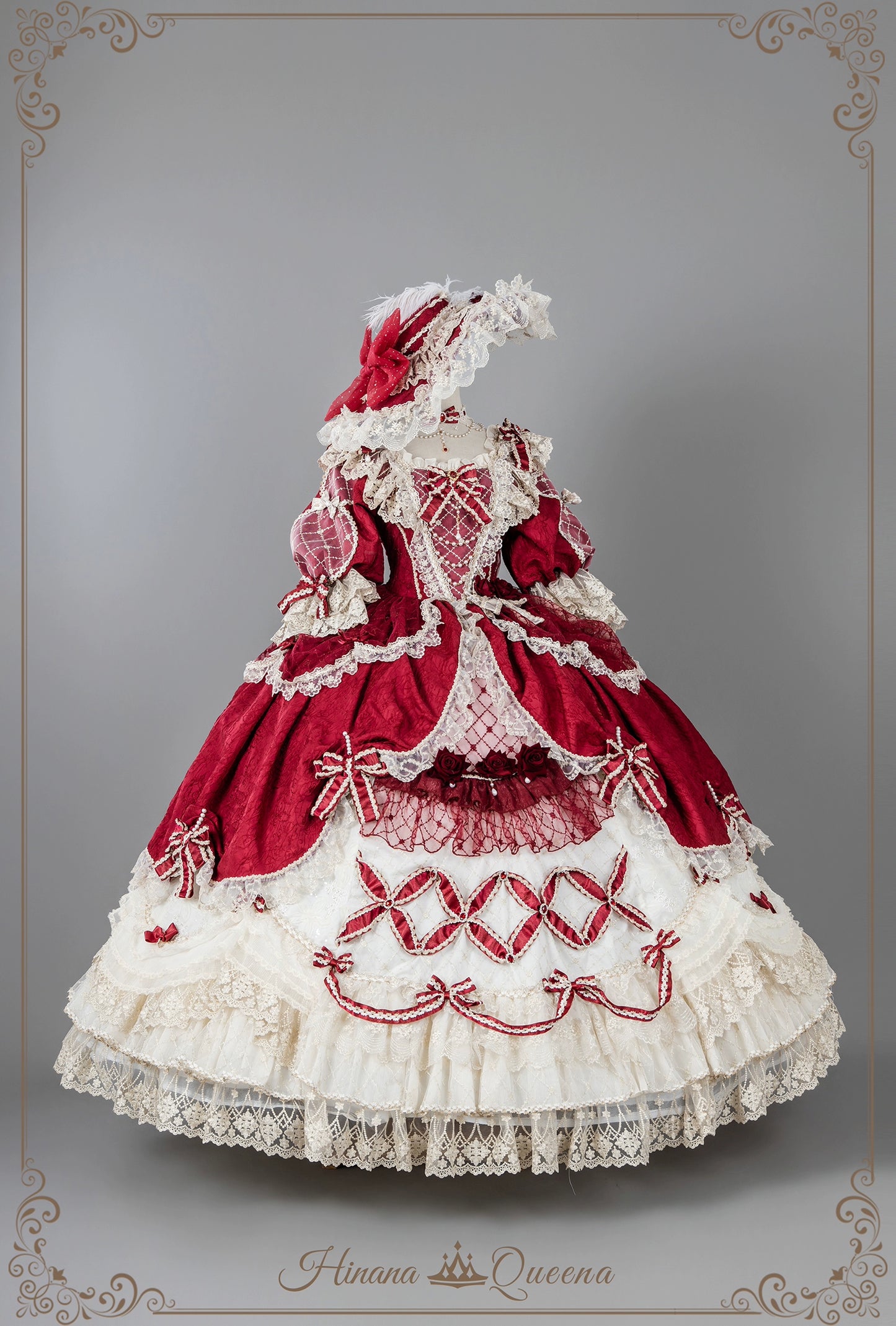 【受注予約6/26まで】Mirror Snow White プリンセスロングドレス・レッド