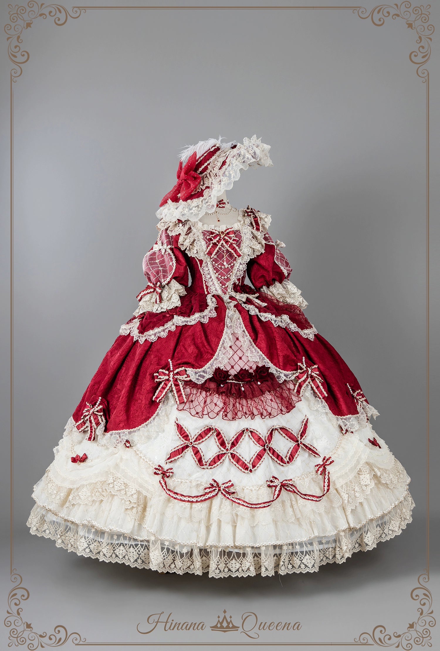 【受注予約6/26まで】Mirror Snow White プリンセスロングドレス・レッド