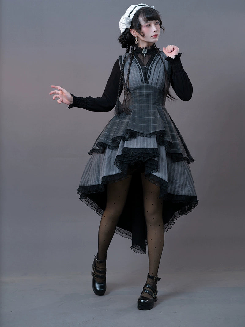 Monotone Camellia ジャンパースカート3点セット