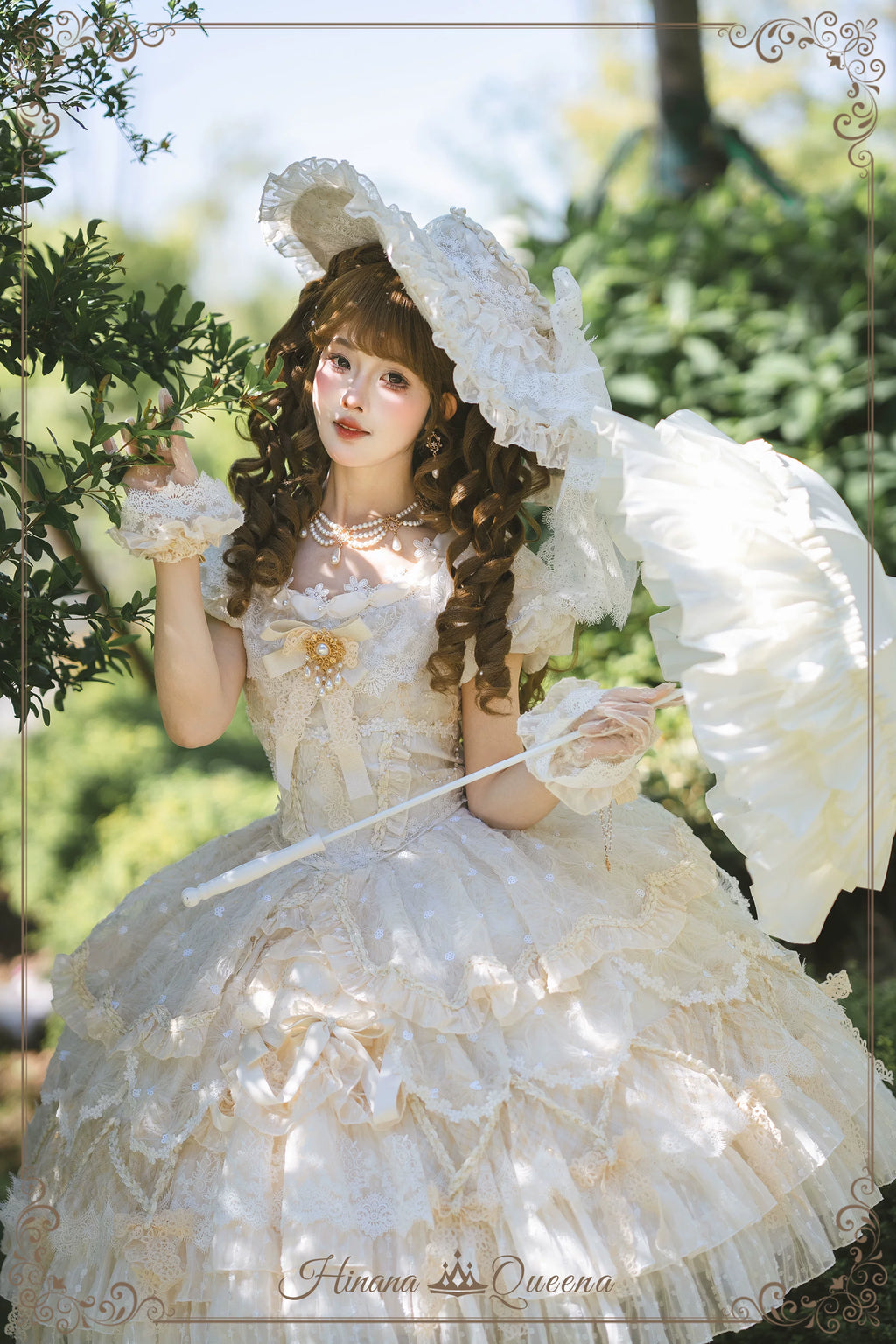 【受注予約9/16まで】Dream Magnifique プリンセスドレス・ショート丈・ゴールド
