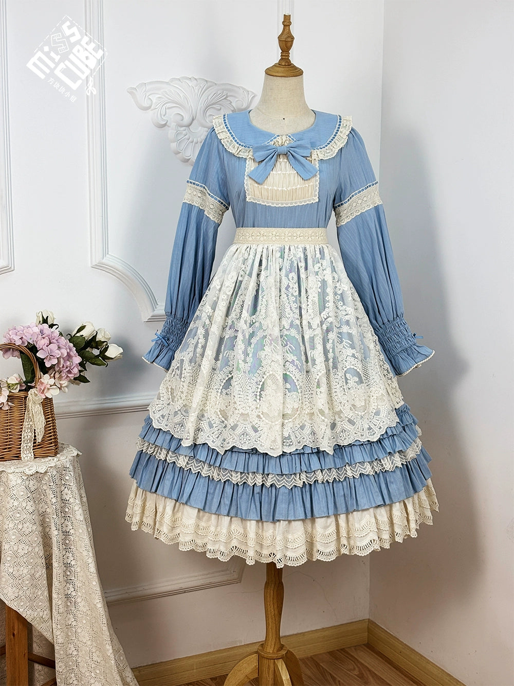 【予約販売】Sweetie Sheep フリルワンピース・無地タイプ