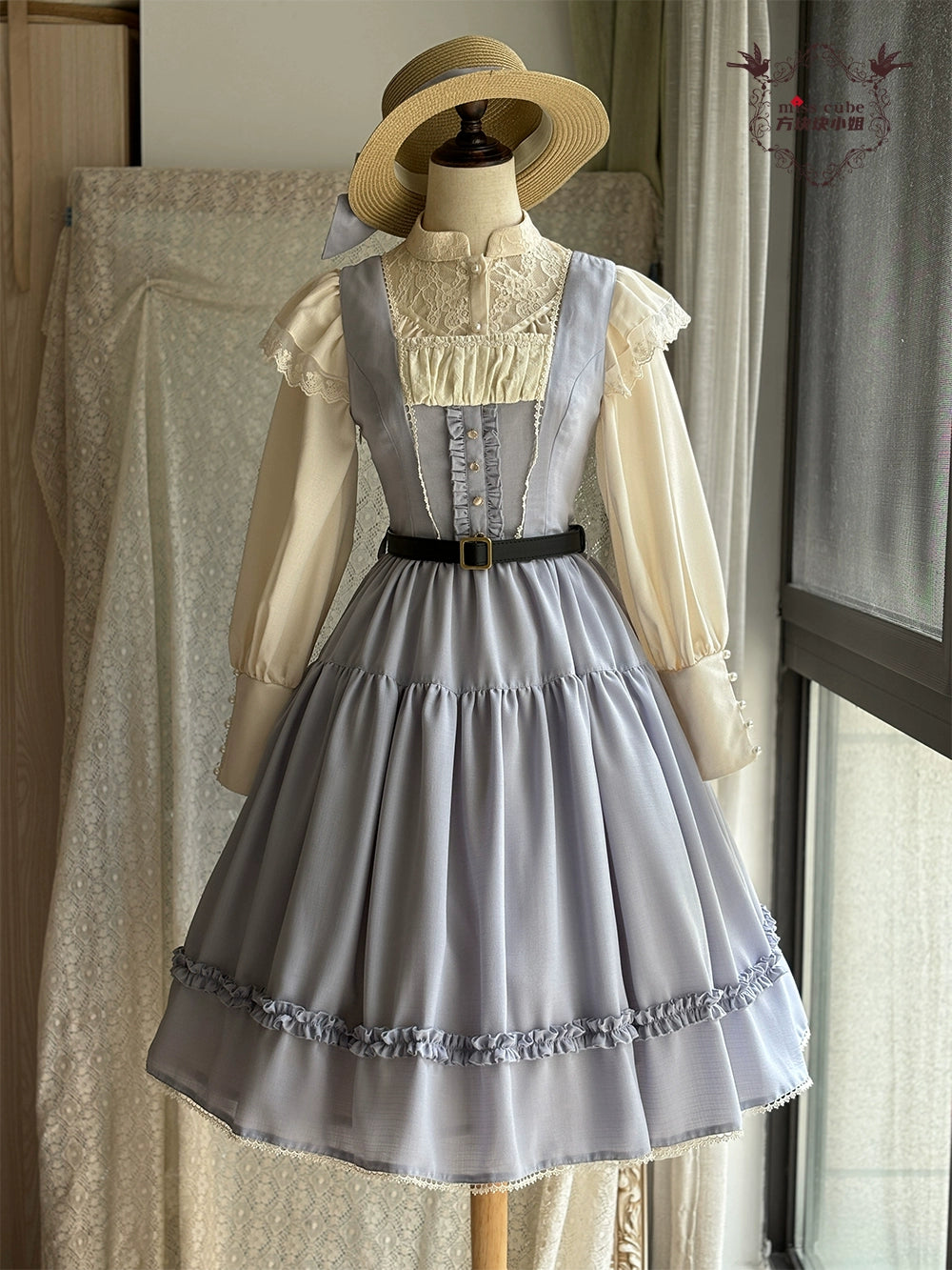 【予約販売】Sketch Wild Rose ジャンパースカート 無地タイプ