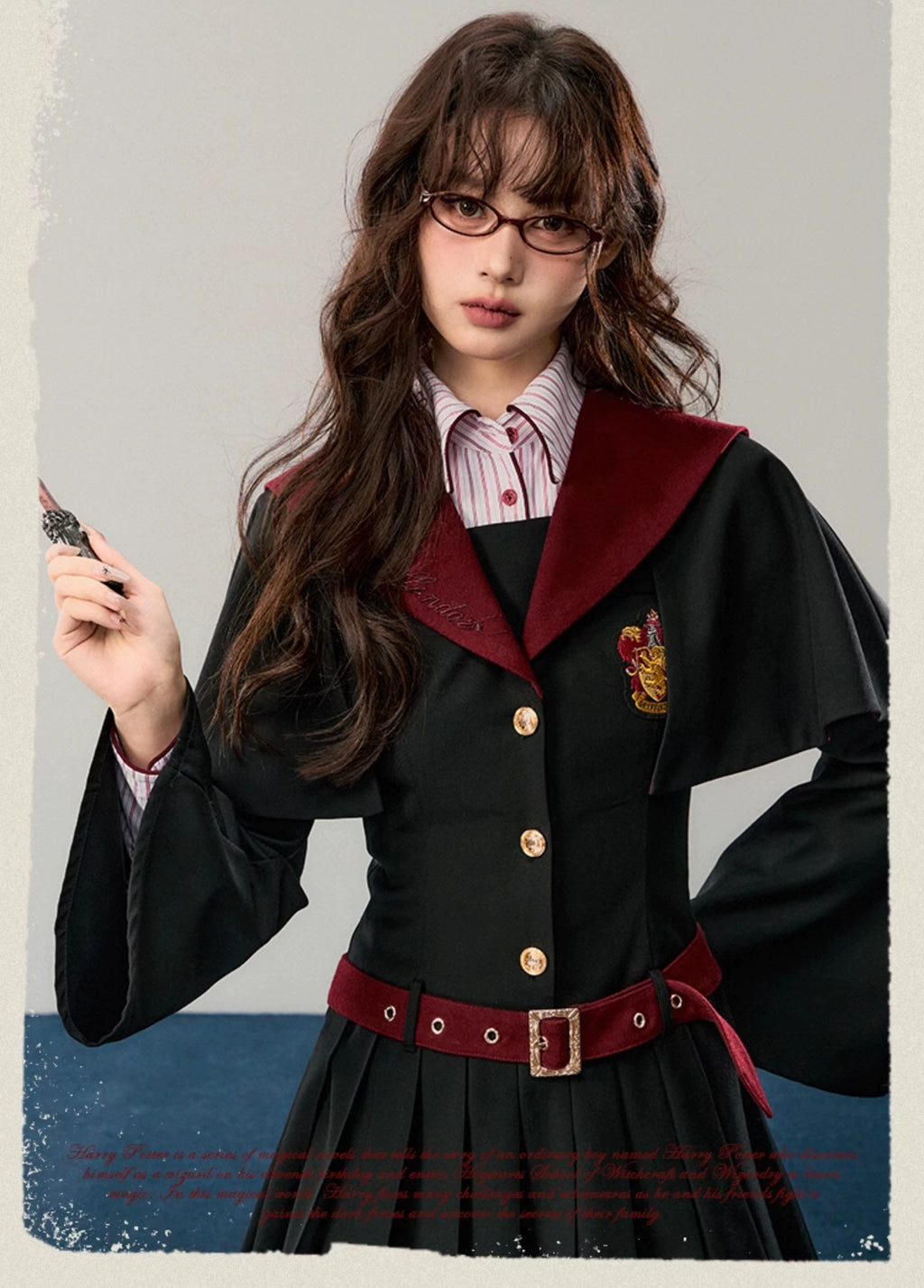 [Pre-order] Hogwarts School of Witchcraft and Wizardry Cape Design Mini Dress