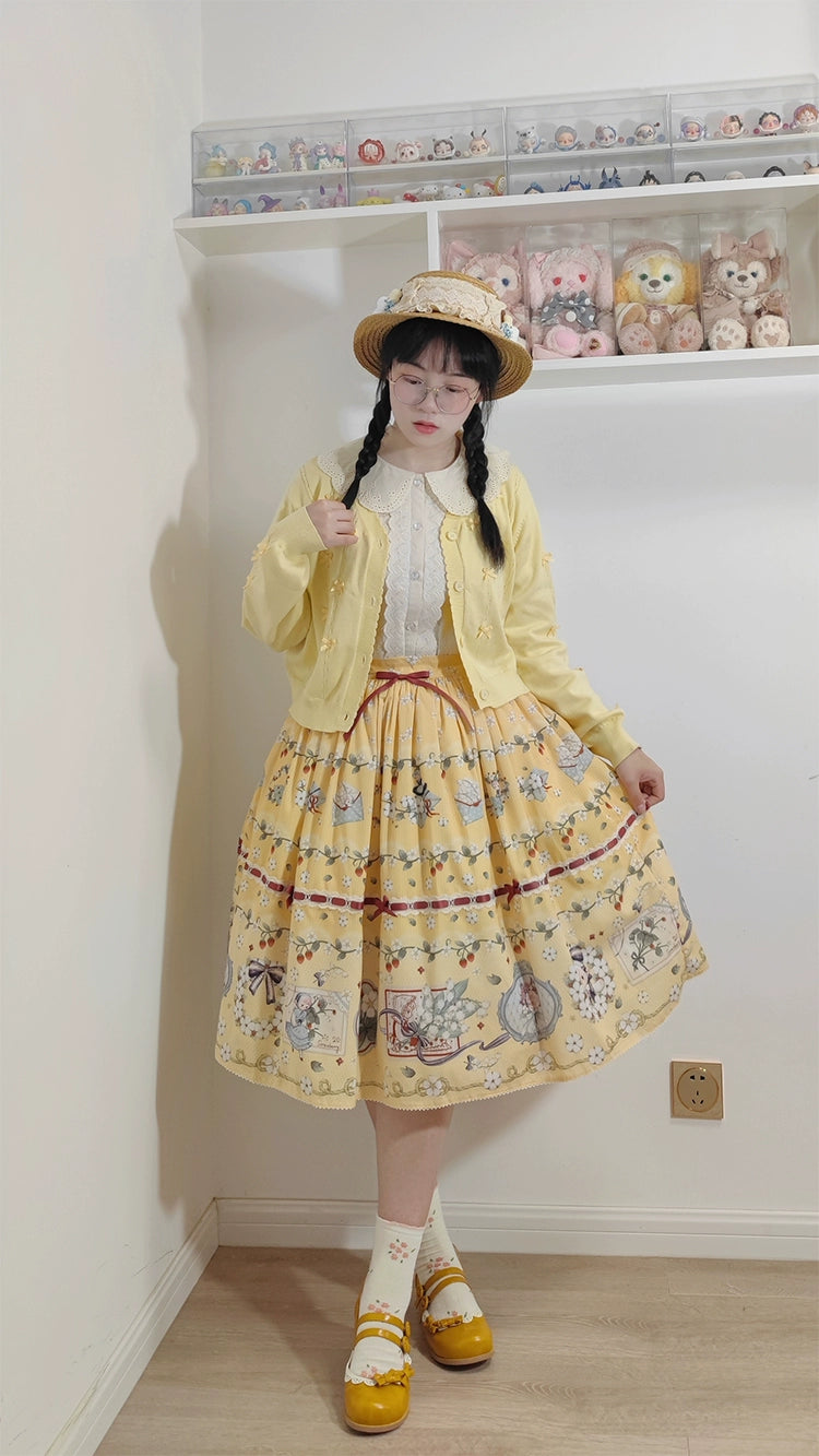 【予約販売】Sweetie Sheep プリントスカート