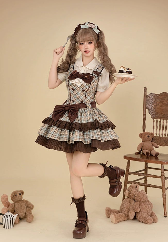 【受注予約7/28まで】Chocolate Mint Day ジャンパースカート