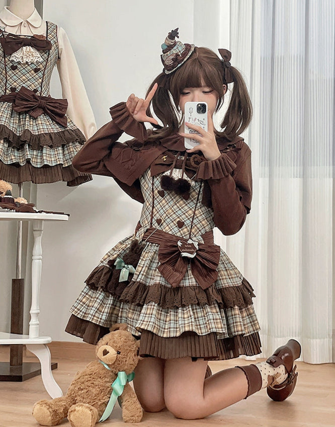 【受注予約7/28まで】Chocolate Mint Day ジャンパースカート