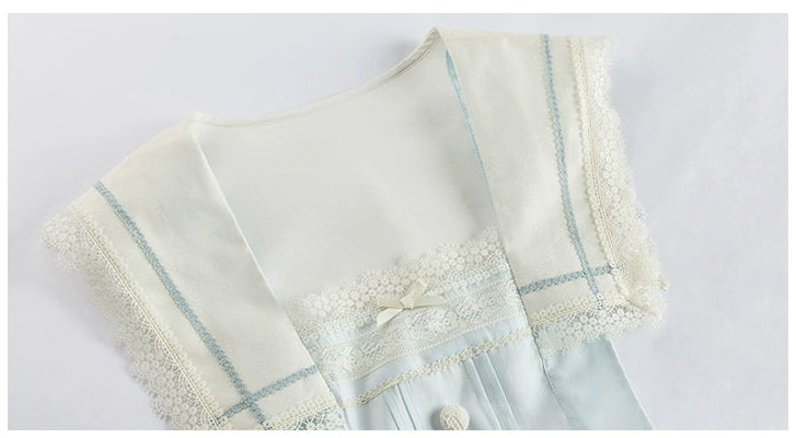 【受注予約5/29まで】Sailing Day セーラーカラーストラップジャンパースカート