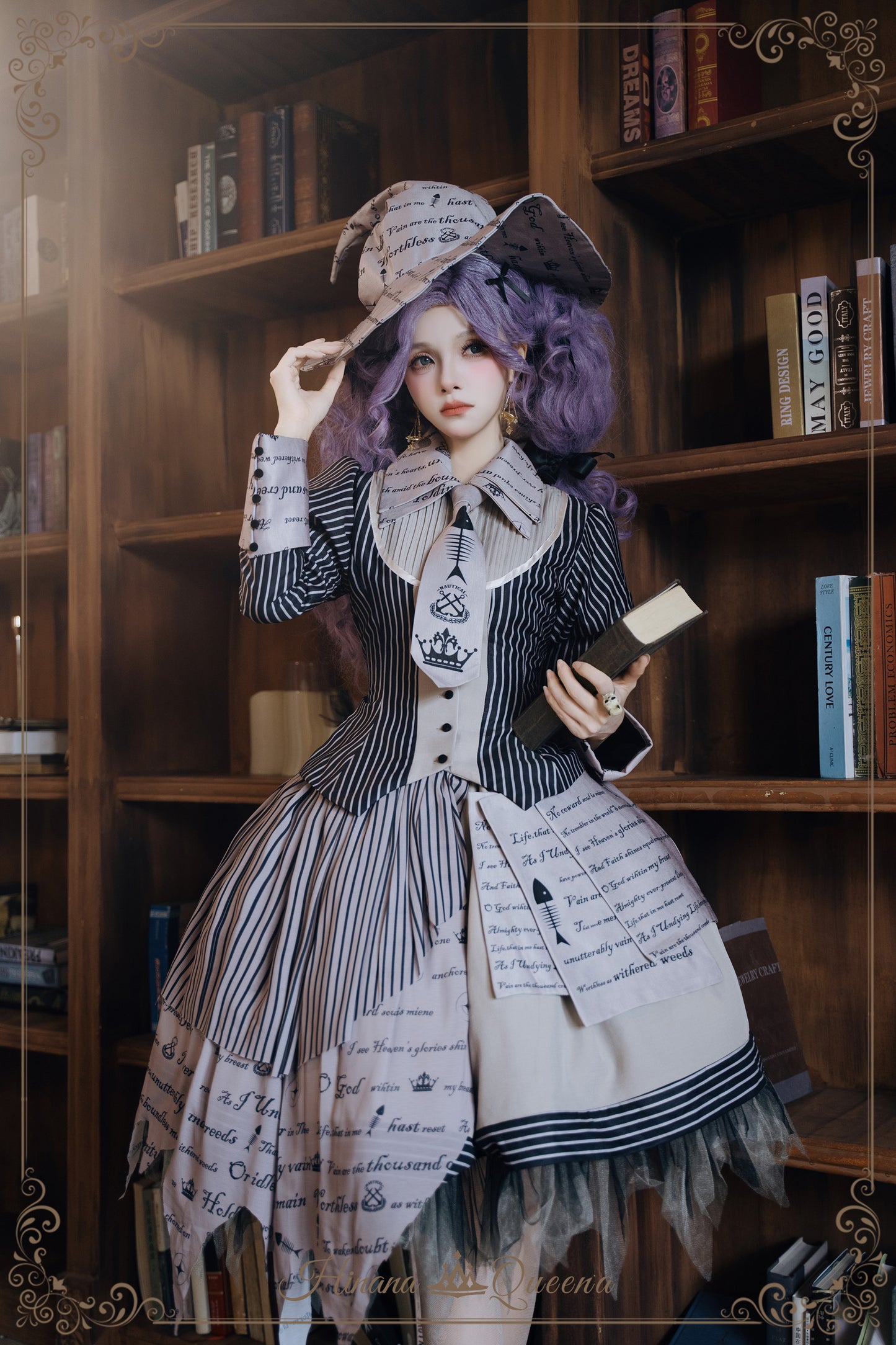 【受注予約11/12まで】暮夜 ストライプセットアップ