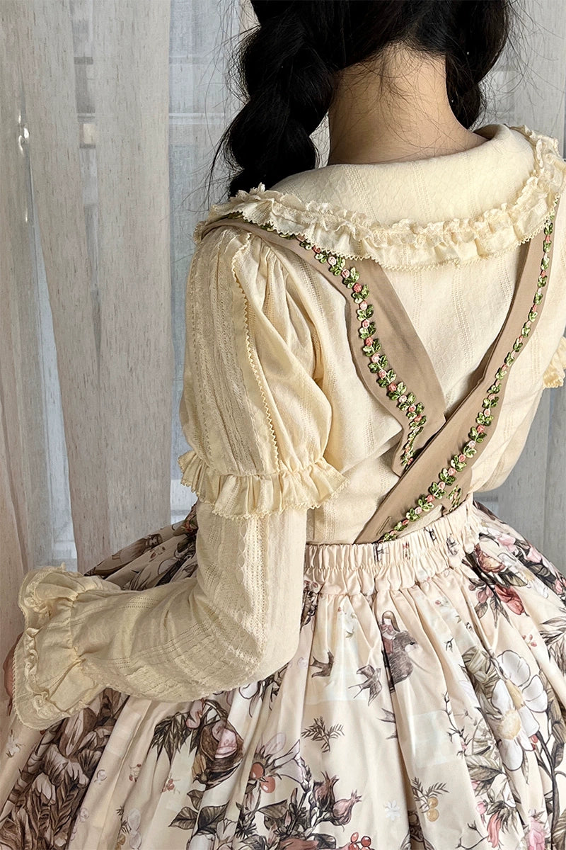 [Pre-orders until 2/26] Strawberry Manor Frill Blouse