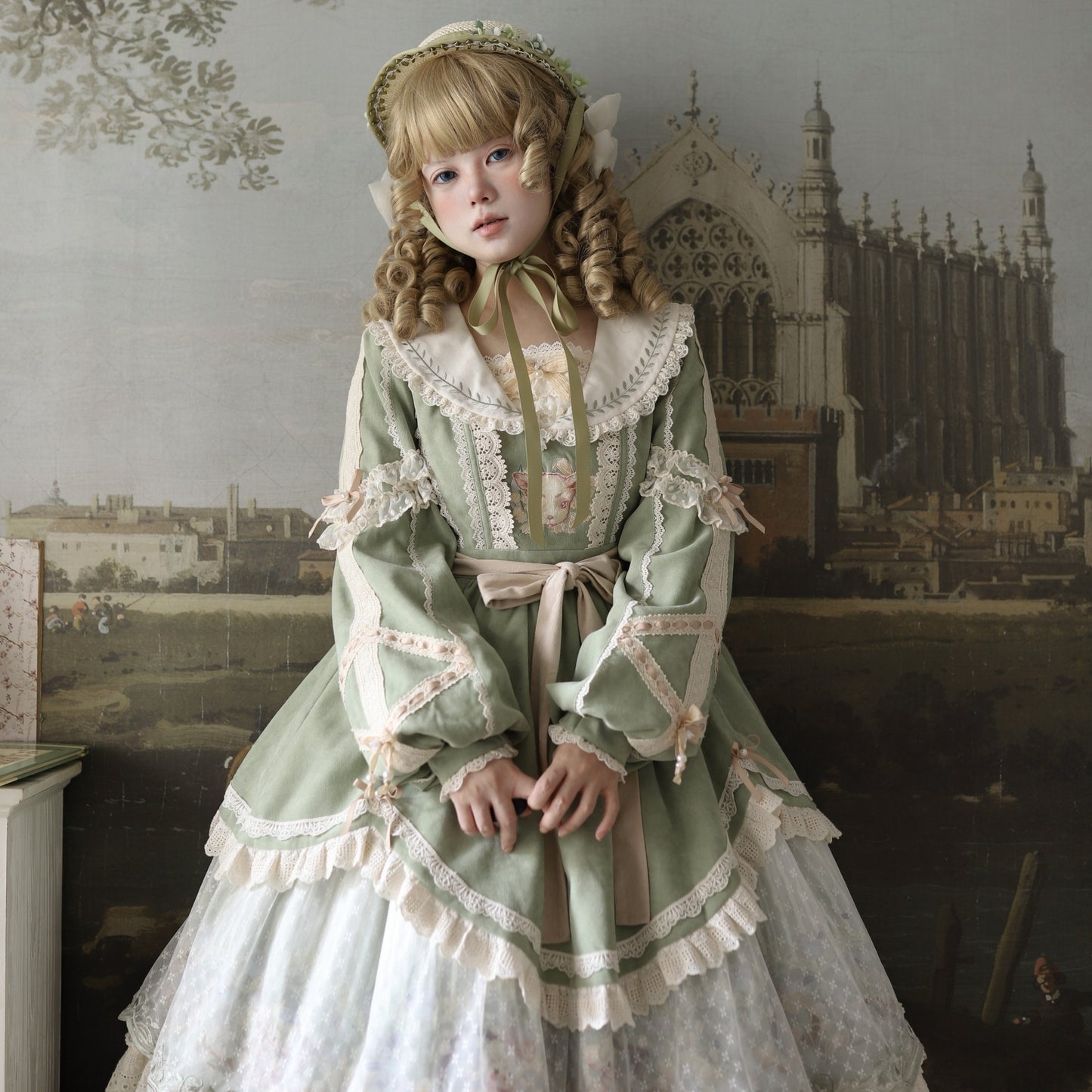 【受注予約12/30まで】Convallaria and  Little Sheep 長袖ワンピース