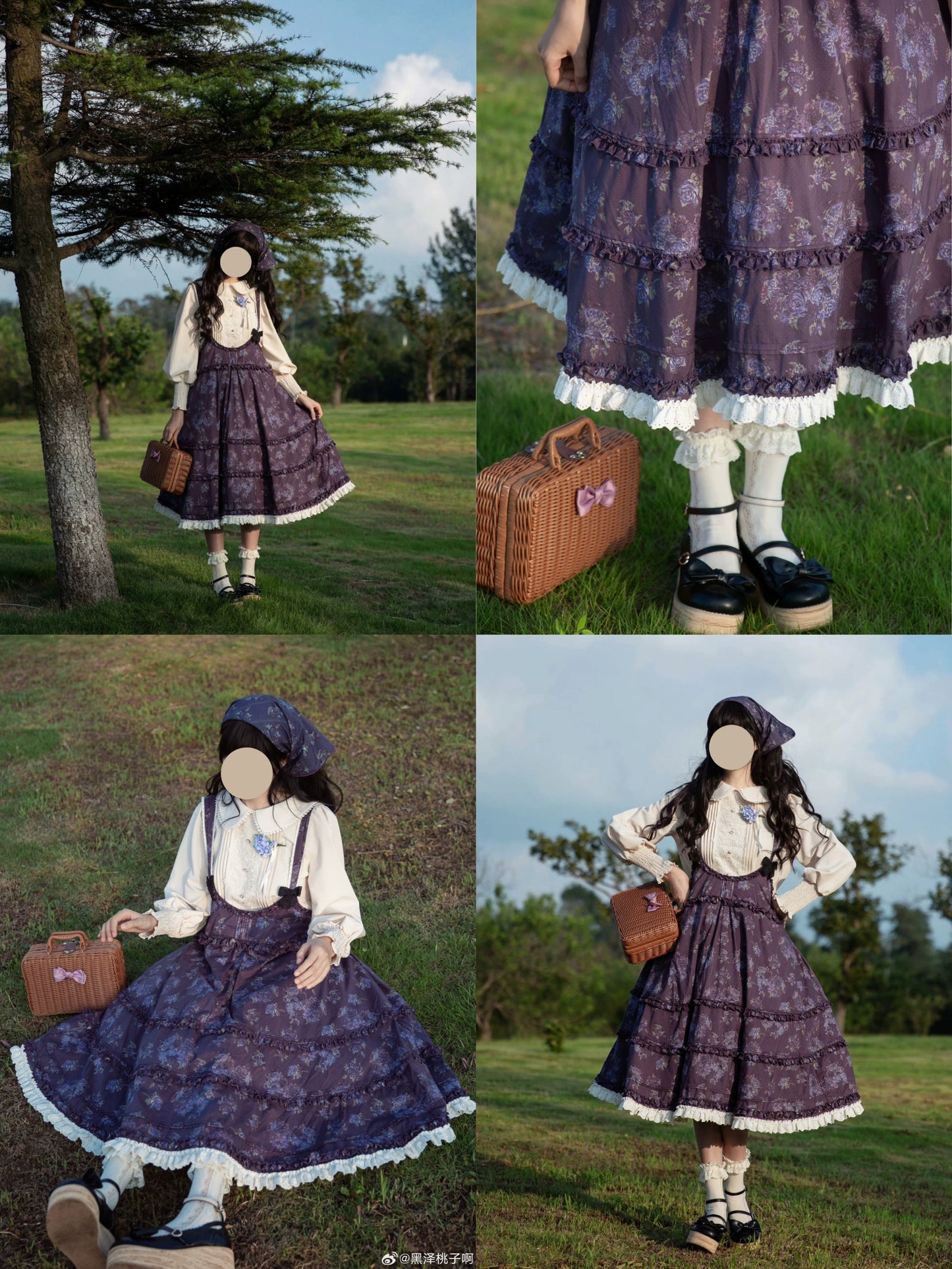 [Pre-orders until 9/9] Bouquets for Autumn Days Overalls Jumper Skirt