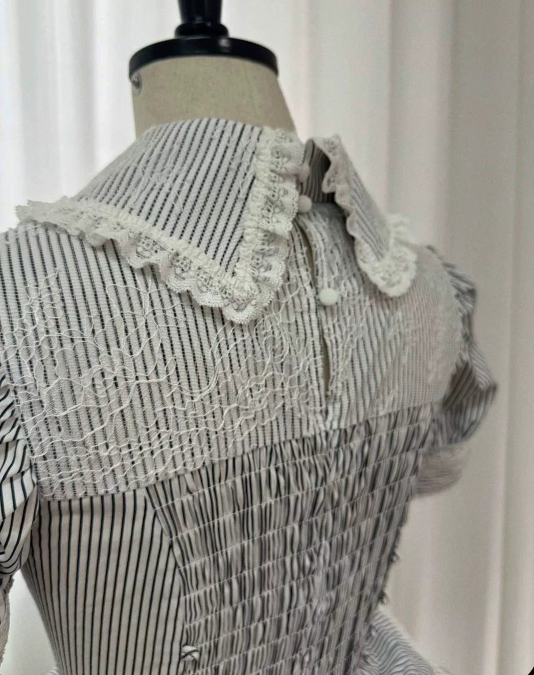 【受注予約6/26まで】条紋十字 ストライプのミニスカートセットアップ